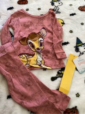 Disney Pink Bambi Two-Piece Pajama Set